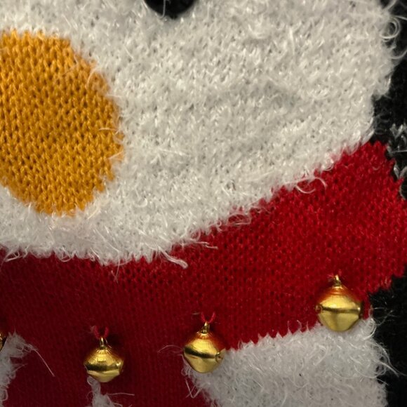 Derek Heart Space Penguin hoodie with 5 gold bells stripe back and sleeves - Picture 3 of 16